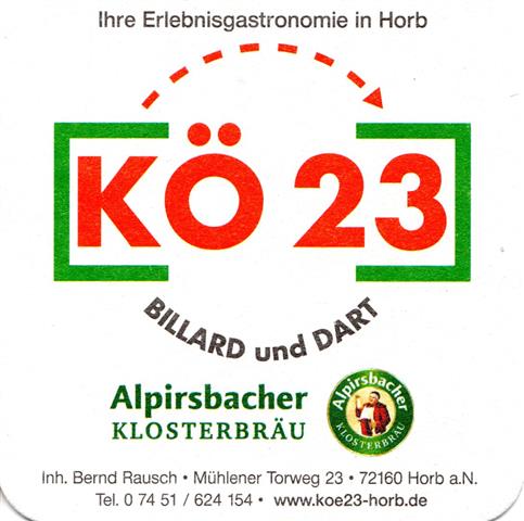 alpirsbach fds-bw alpirs kö 23 1-4a (quad185-billard und dart)